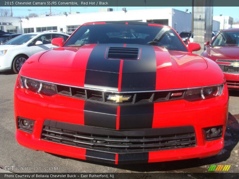 Red Hot / Black 2015 Chevrolet Camaro SS/RS Convertible