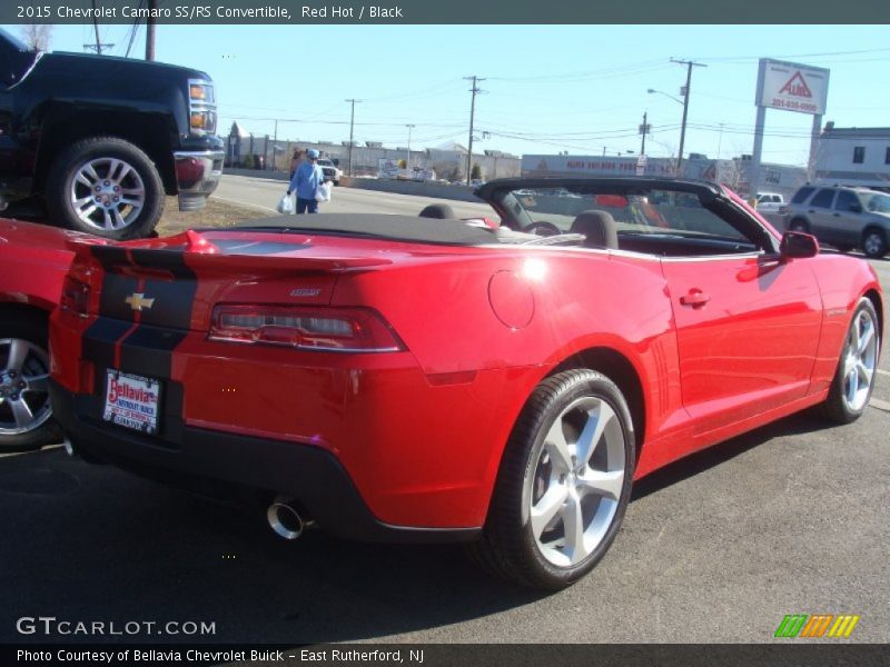 Red Hot / Black 2015 Chevrolet Camaro SS/RS Convertible