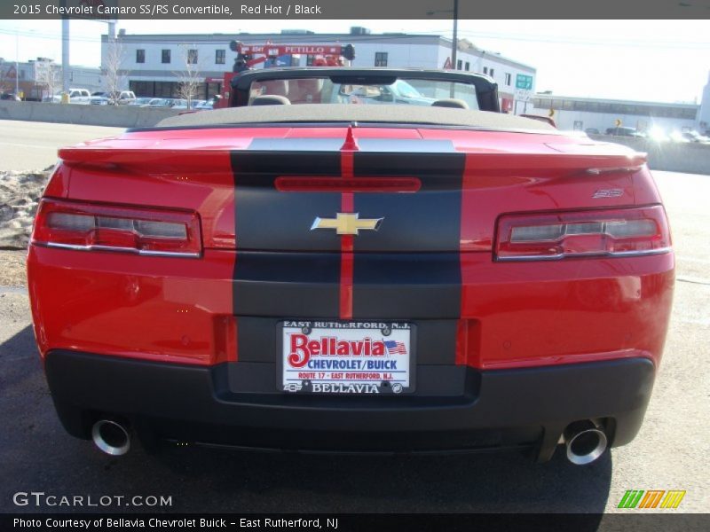 Red Hot / Black 2015 Chevrolet Camaro SS/RS Convertible