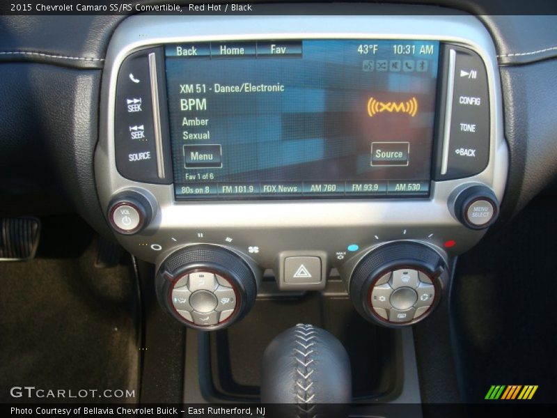Red Hot / Black 2015 Chevrolet Camaro SS/RS Convertible