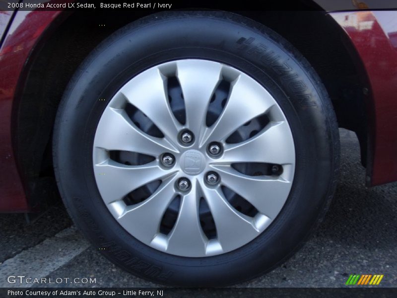 Basque Red Pearl / Ivory 2008 Honda Accord LX Sedan
