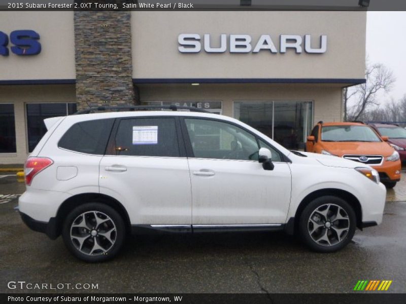 Satin White Pearl / Black 2015 Subaru Forester 2.0XT Touring