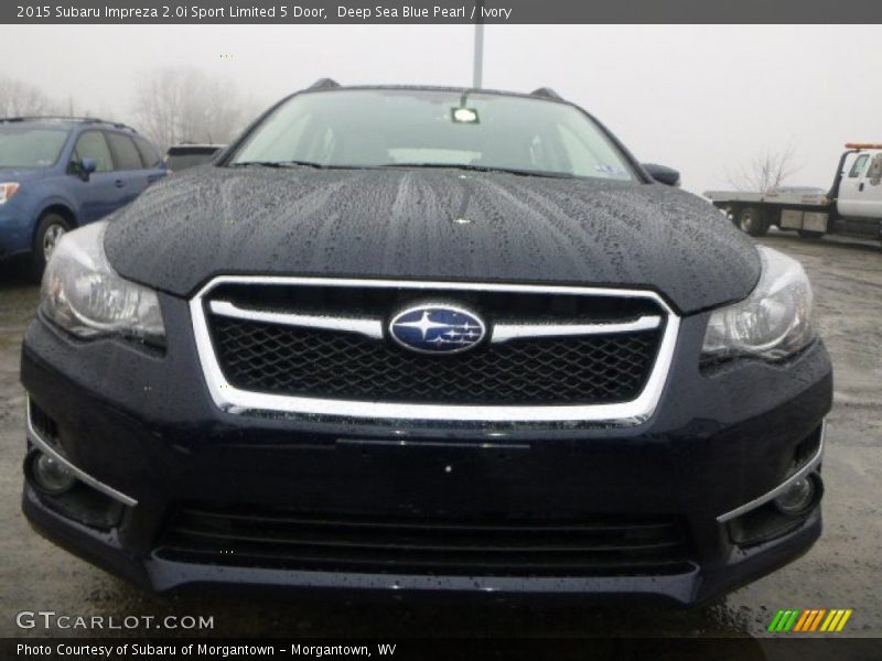 Deep Sea Blue Pearl / Ivory 2015 Subaru Impreza 2.0i Sport Limited 5 Door