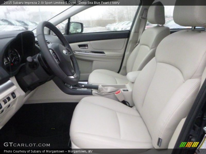 Front Seat of 2015 Impreza 2.0i Sport Limited 5 Door