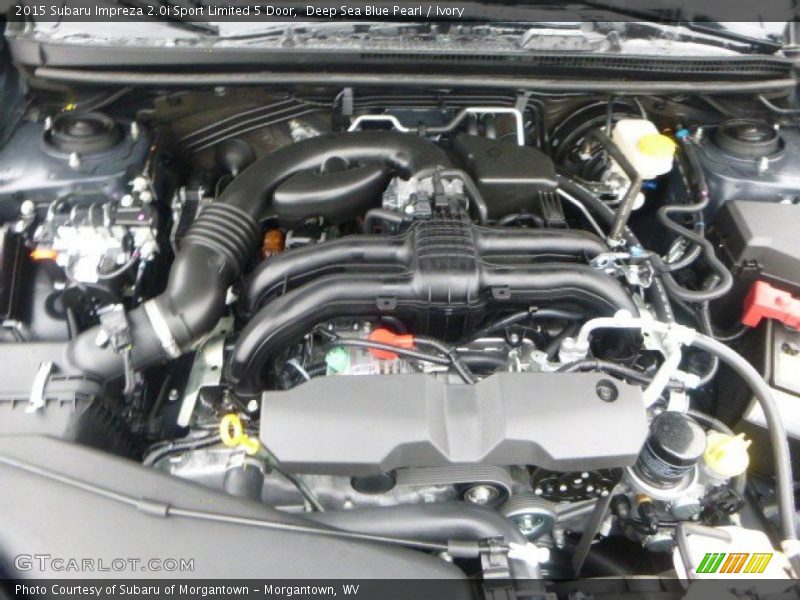  2015 Impreza 2.0i Sport Limited 5 Door Engine - 2.0 Liter DOHC 16-Valve VVT Horizontally Opposed 4 Cylinder