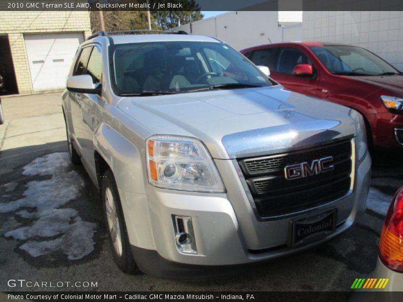 Quicksilver Metallic / Jet Black 2010 GMC Terrain SLE AWD