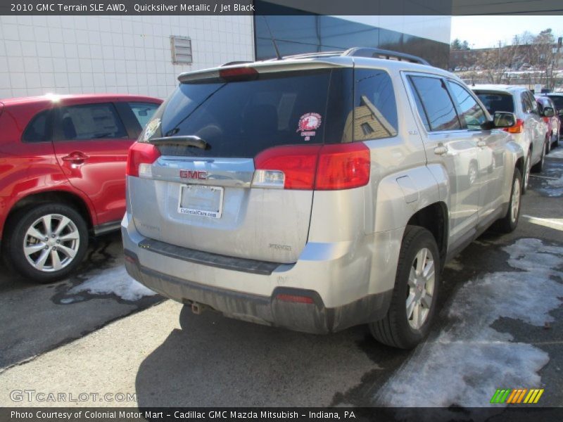 Quicksilver Metallic / Jet Black 2010 GMC Terrain SLE AWD