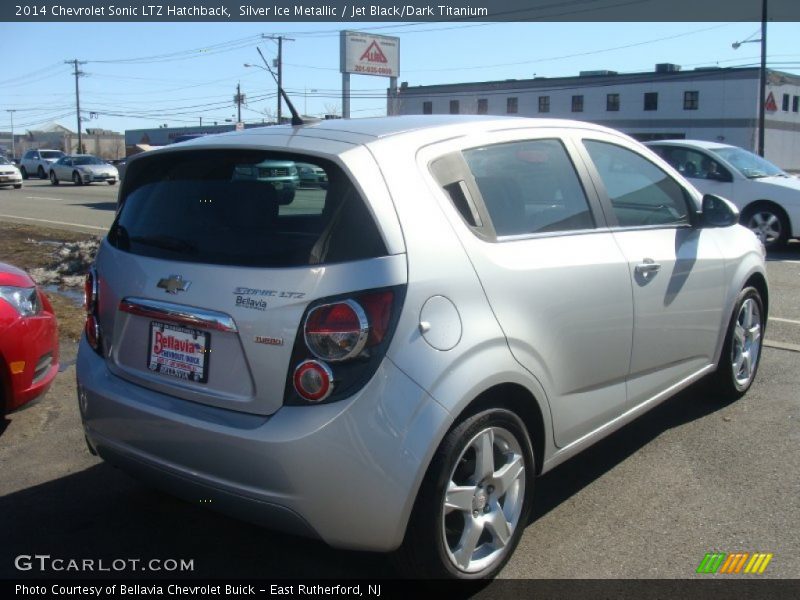 Silver Ice Metallic / Jet Black/Dark Titanium 2014 Chevrolet Sonic LTZ Hatchback