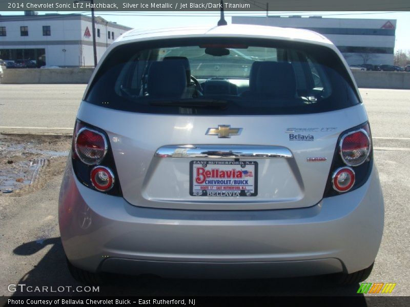 Silver Ice Metallic / Jet Black/Dark Titanium 2014 Chevrolet Sonic LTZ Hatchback