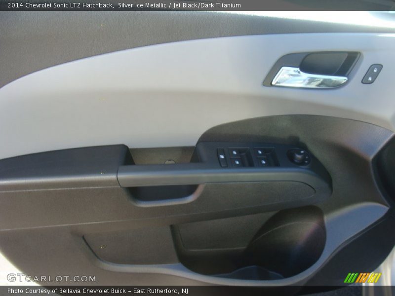 Silver Ice Metallic / Jet Black/Dark Titanium 2014 Chevrolet Sonic LTZ Hatchback