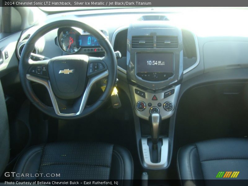 Silver Ice Metallic / Jet Black/Dark Titanium 2014 Chevrolet Sonic LTZ Hatchback