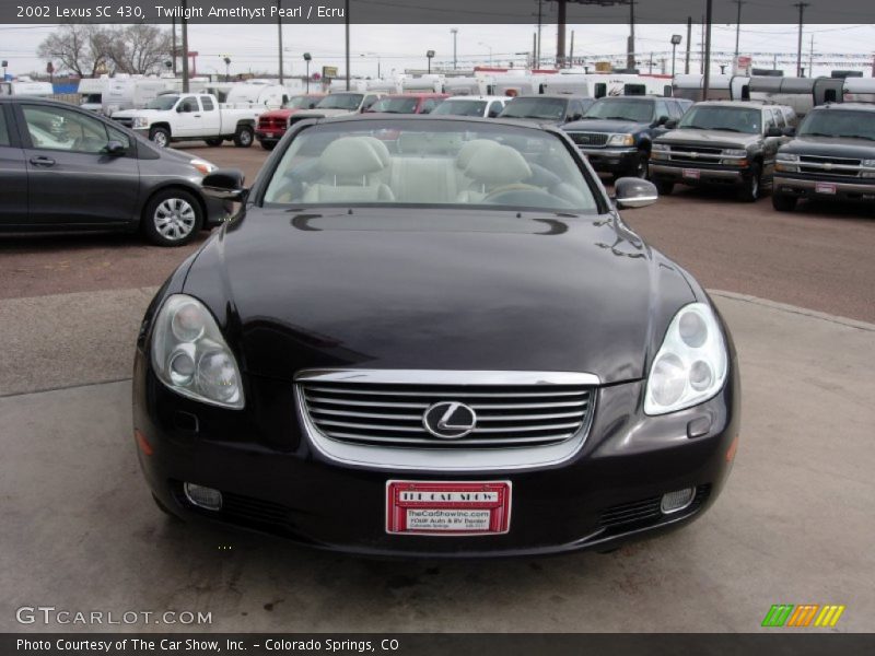 Twilight Amethyst Pearl / Ecru 2002 Lexus SC 430