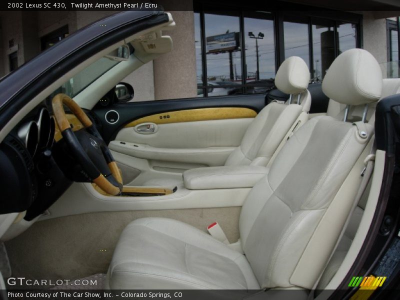 Twilight Amethyst Pearl / Ecru 2002 Lexus SC 430
