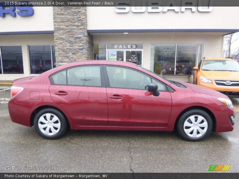 Venetian Red Pearl / Black 2015 Subaru Impreza 2.0i 4 Door