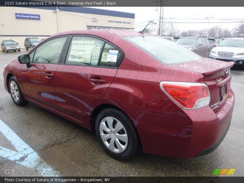 Venetian Red Pearl / Black 2015 Subaru Impreza 2.0i 4 Door
