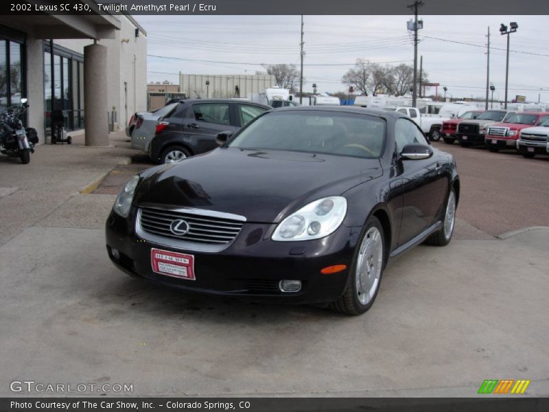 Twilight Amethyst Pearl / Ecru 2002 Lexus SC 430