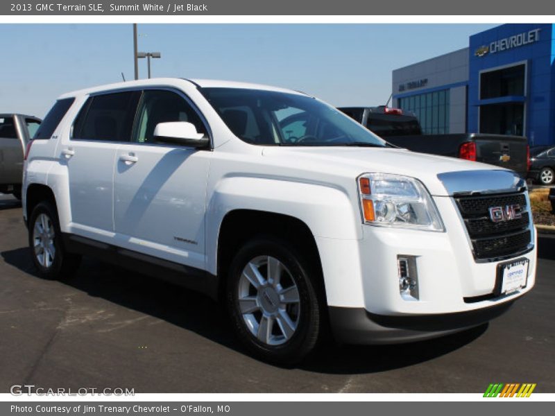 Summit White / Jet Black 2013 GMC Terrain SLE