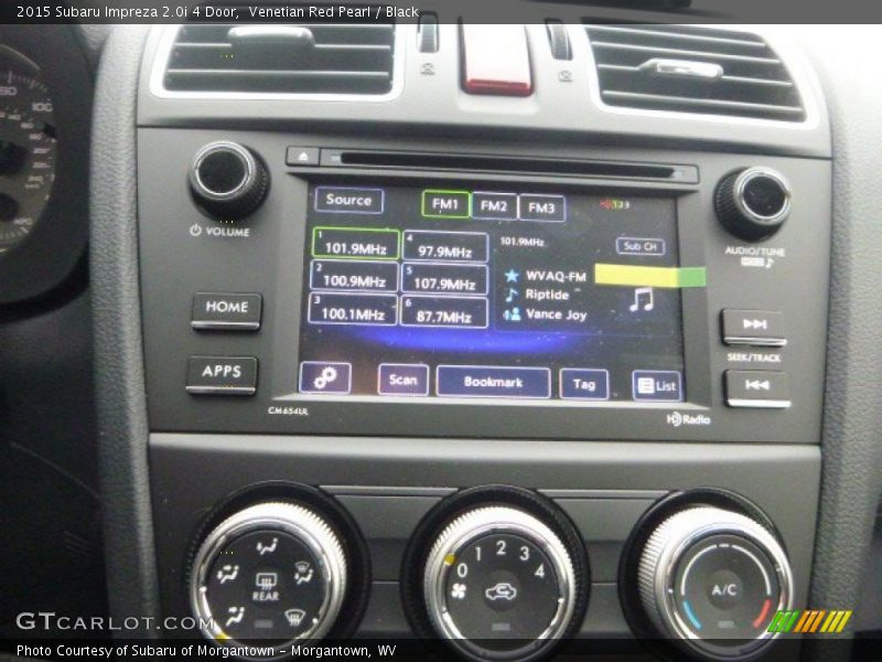 Venetian Red Pearl / Black 2015 Subaru Impreza 2.0i 4 Door