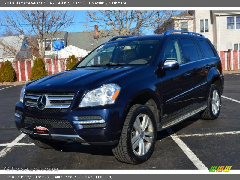 Capri Blue Metallic / Cashmere 2010 Mercedes-Benz GL 450 4Matic