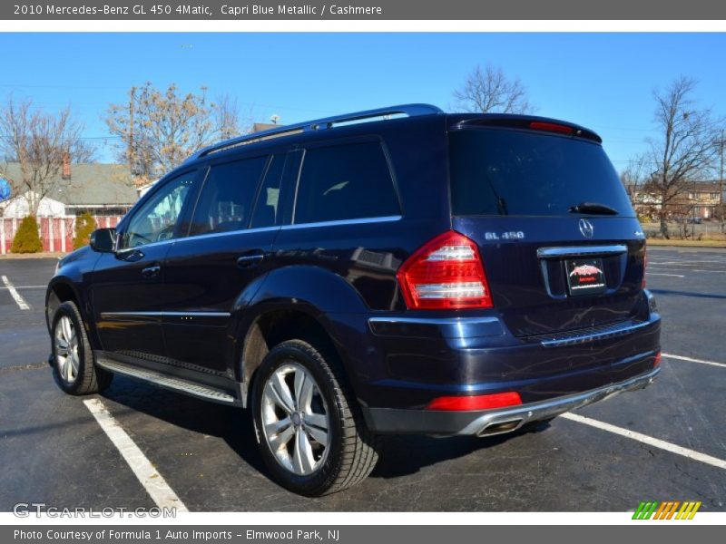 Capri Blue Metallic / Cashmere 2010 Mercedes-Benz GL 450 4Matic