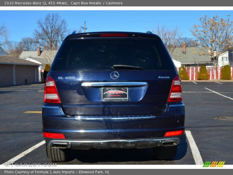 Capri Blue Metallic / Cashmere 2010 Mercedes-Benz GL 450 4Matic