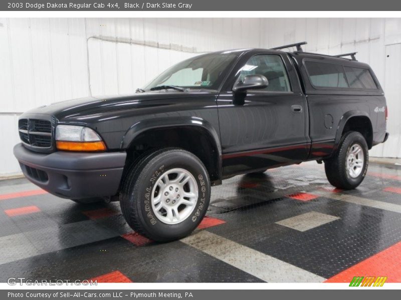 Black / Dark Slate Gray 2003 Dodge Dakota Regular Cab 4x4