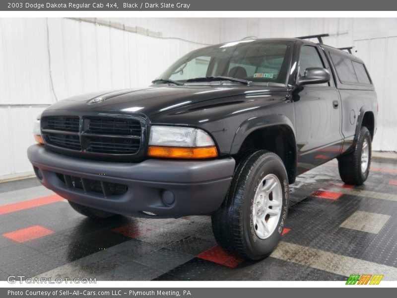 Black / Dark Slate Gray 2003 Dodge Dakota Regular Cab 4x4