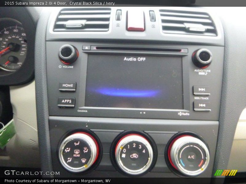 Crystal Black Silica / Ivory 2015 Subaru Impreza 2.0i 4 Door