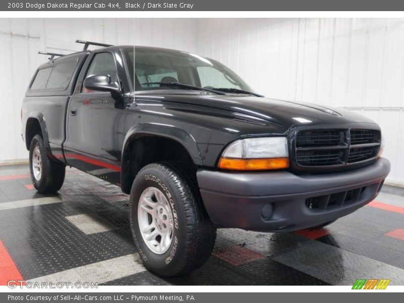 Black / Dark Slate Gray 2003 Dodge Dakota Regular Cab 4x4