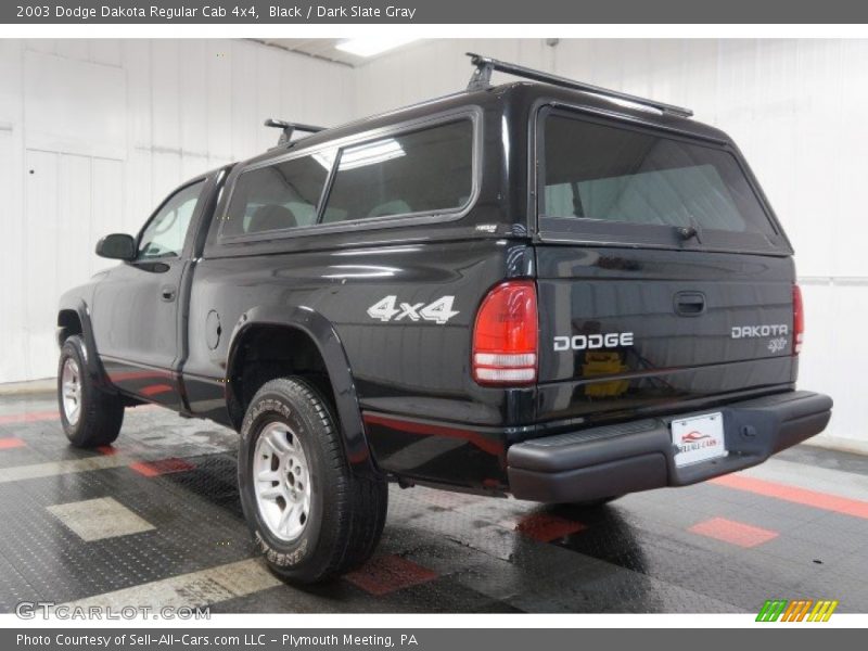 Black / Dark Slate Gray 2003 Dodge Dakota Regular Cab 4x4