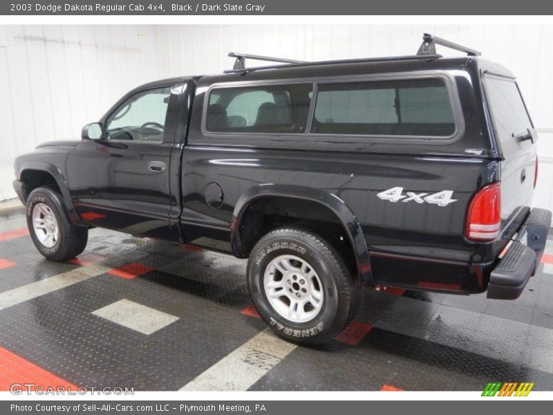 Black / Dark Slate Gray 2003 Dodge Dakota Regular Cab 4x4