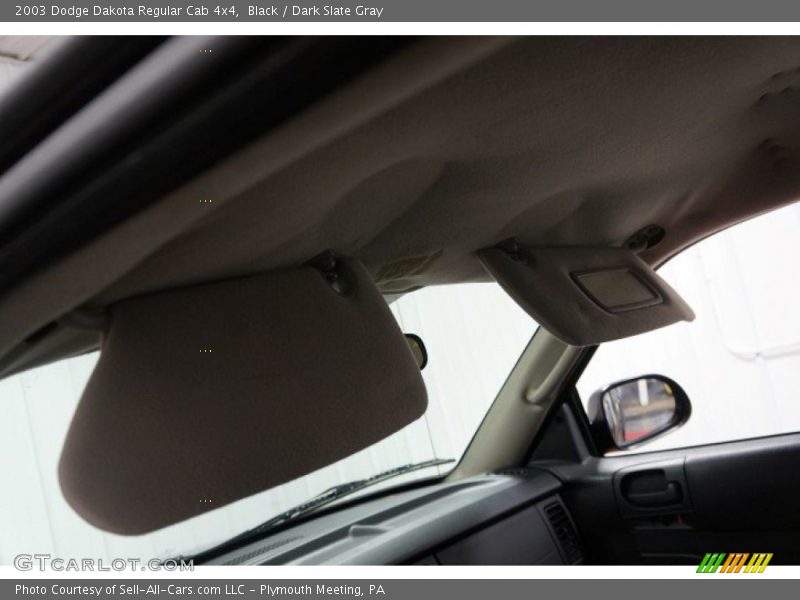 Black / Dark Slate Gray 2003 Dodge Dakota Regular Cab 4x4