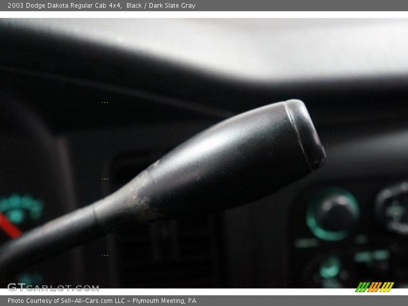 Black / Dark Slate Gray 2003 Dodge Dakota Regular Cab 4x4