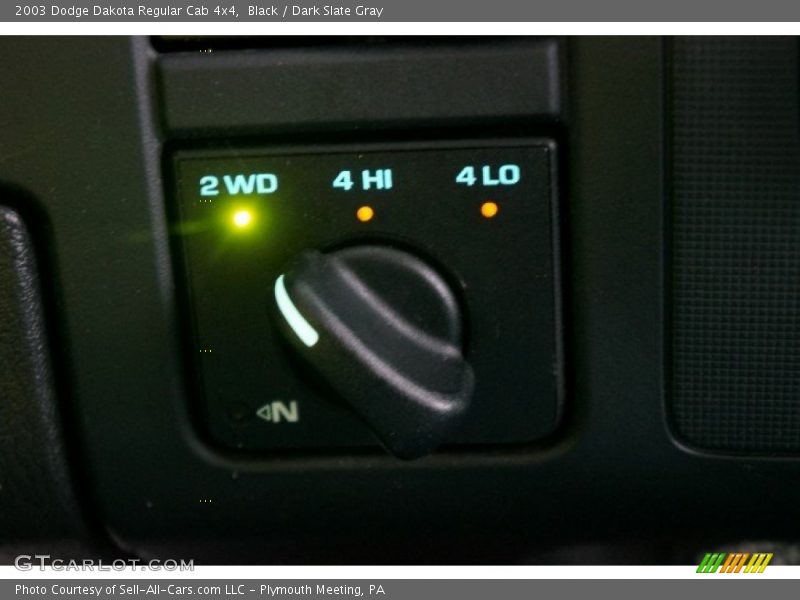 Black / Dark Slate Gray 2003 Dodge Dakota Regular Cab 4x4