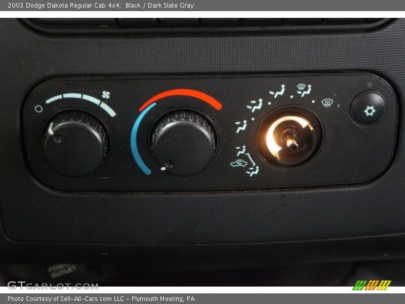 Black / Dark Slate Gray 2003 Dodge Dakota Regular Cab 4x4