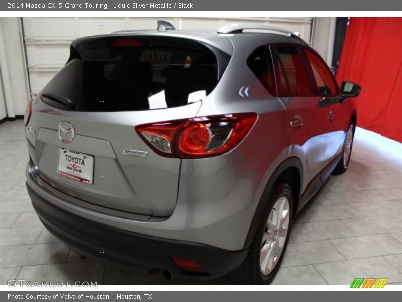 Liquid Silver Metallic / Black 2014 Mazda CX-5 Grand Touring