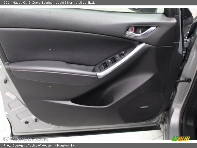 Liquid Silver Metallic / Black 2014 Mazda CX-5 Grand Touring