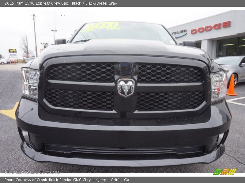 Black / Black/Diesel Gray 2015 Ram 1500 Express Crew Cab