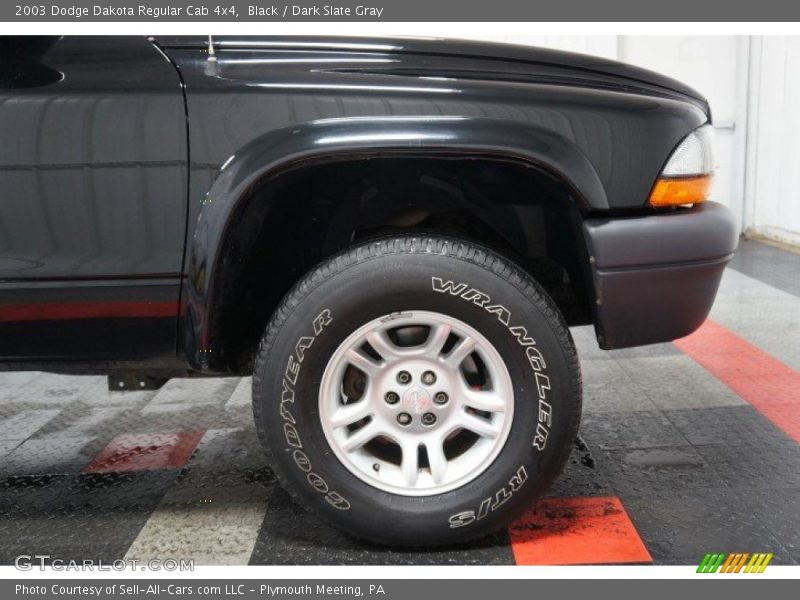Black / Dark Slate Gray 2003 Dodge Dakota Regular Cab 4x4