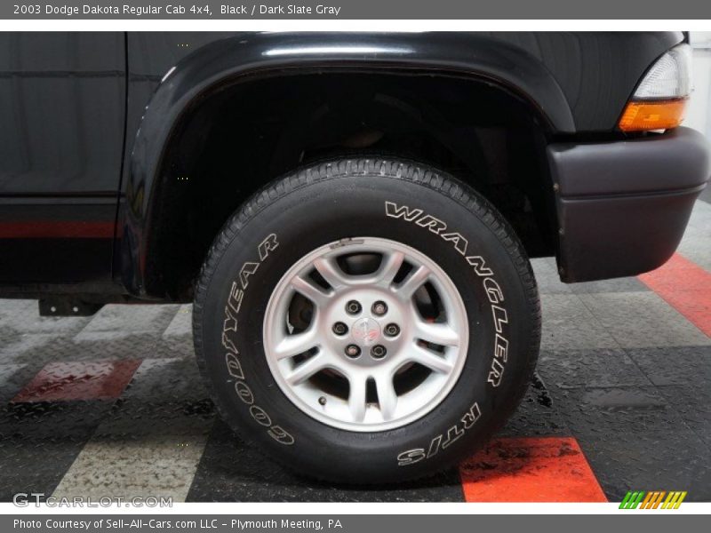 Black / Dark Slate Gray 2003 Dodge Dakota Regular Cab 4x4