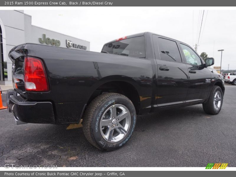 Black / Black/Diesel Gray 2015 Ram 1500 Express Crew Cab