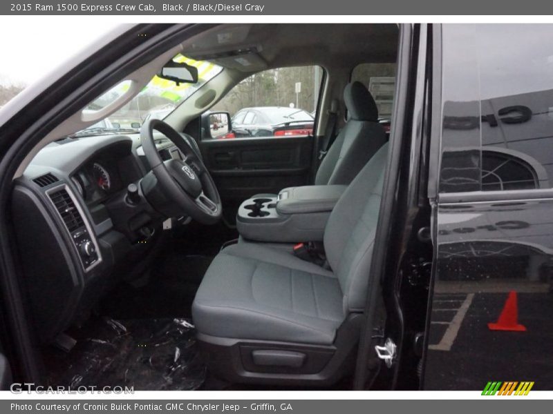 Black / Black/Diesel Gray 2015 Ram 1500 Express Crew Cab