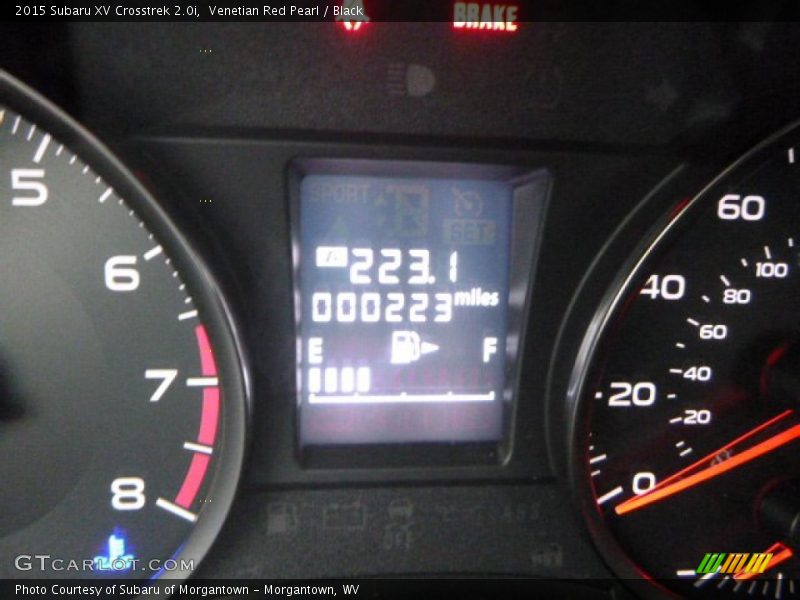 Venetian Red Pearl / Black 2015 Subaru XV Crosstrek 2.0i