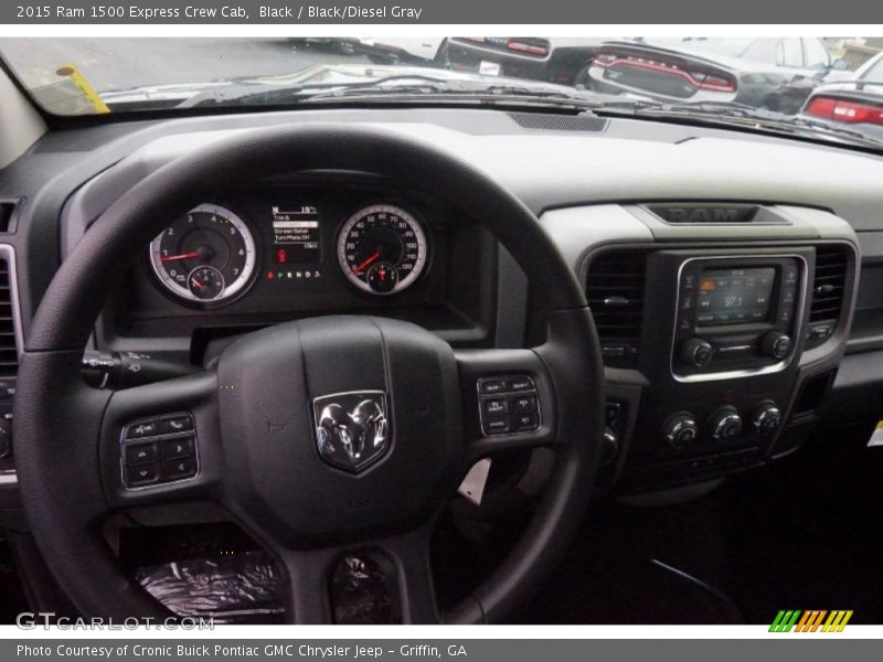 Black / Black/Diesel Gray 2015 Ram 1500 Express Crew Cab