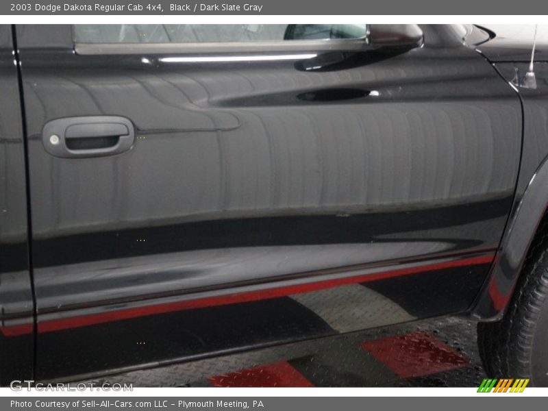 Black / Dark Slate Gray 2003 Dodge Dakota Regular Cab 4x4