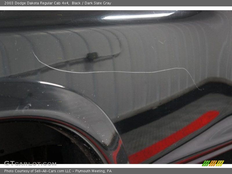 Black / Dark Slate Gray 2003 Dodge Dakota Regular Cab 4x4