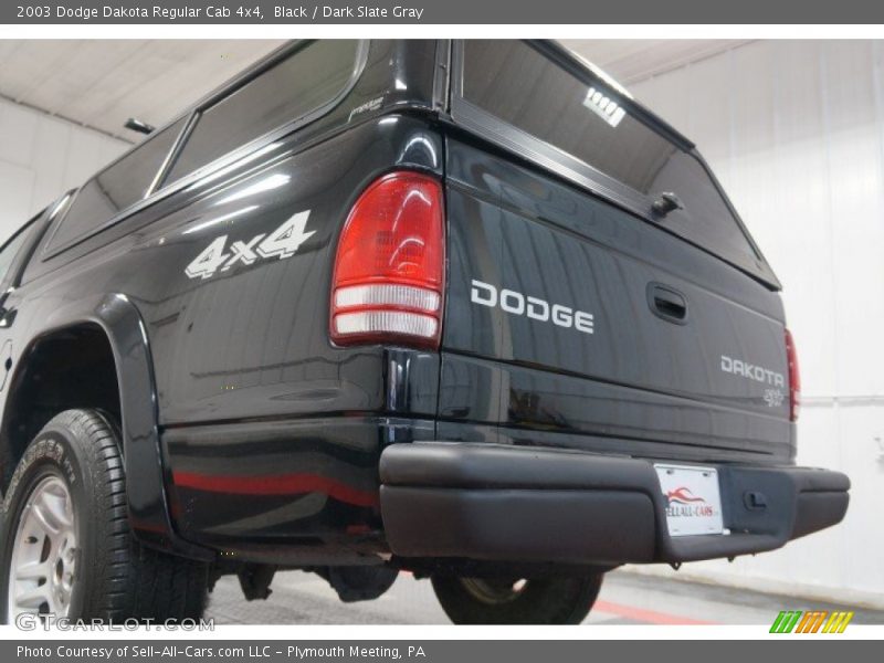 Black / Dark Slate Gray 2003 Dodge Dakota Regular Cab 4x4