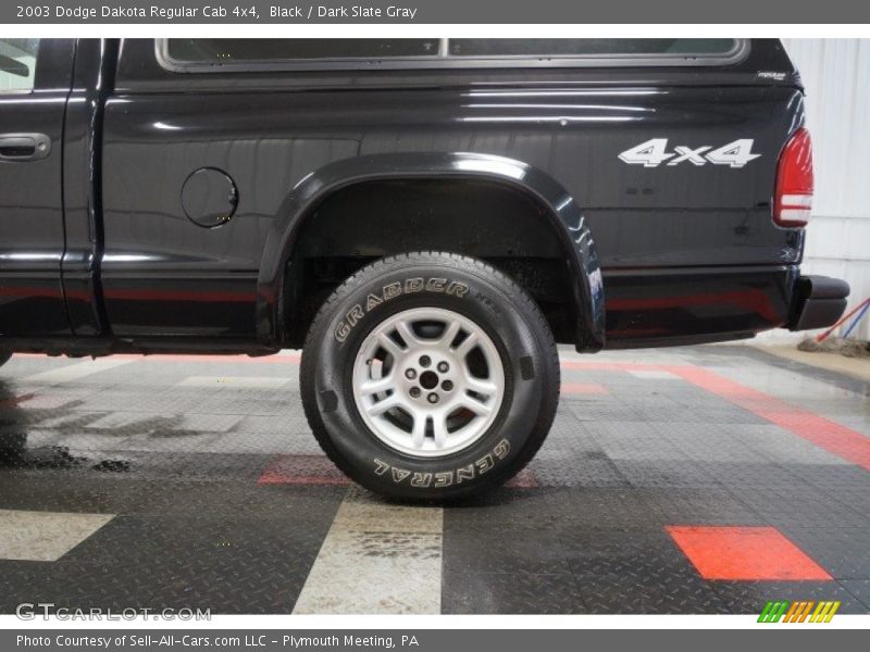 Black / Dark Slate Gray 2003 Dodge Dakota Regular Cab 4x4