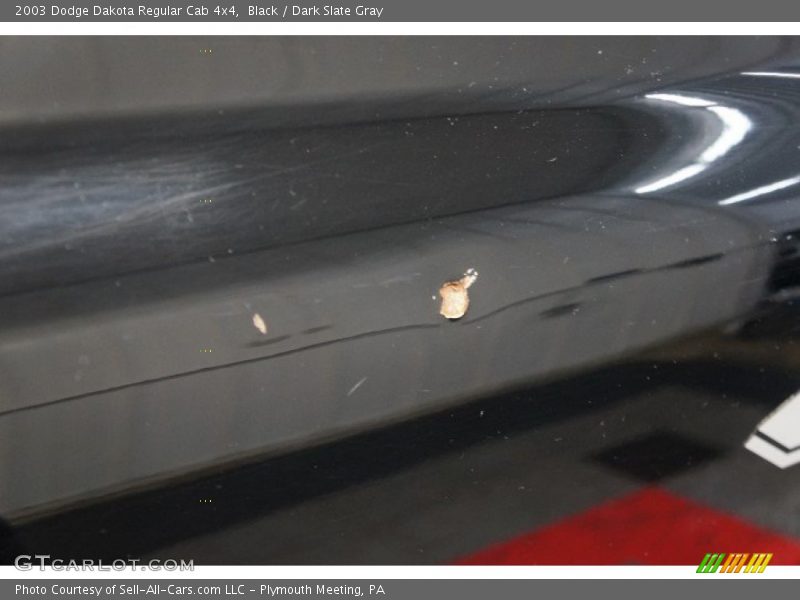 Black / Dark Slate Gray 2003 Dodge Dakota Regular Cab 4x4