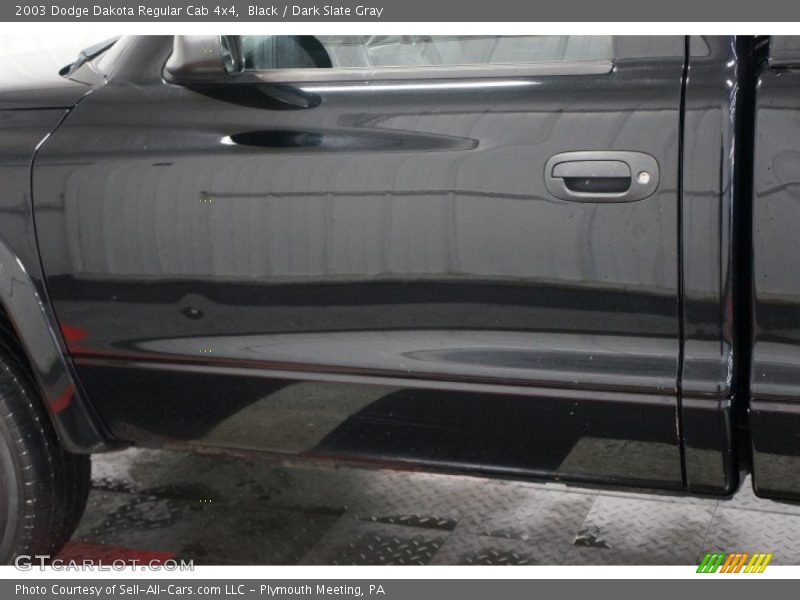 Black / Dark Slate Gray 2003 Dodge Dakota Regular Cab 4x4